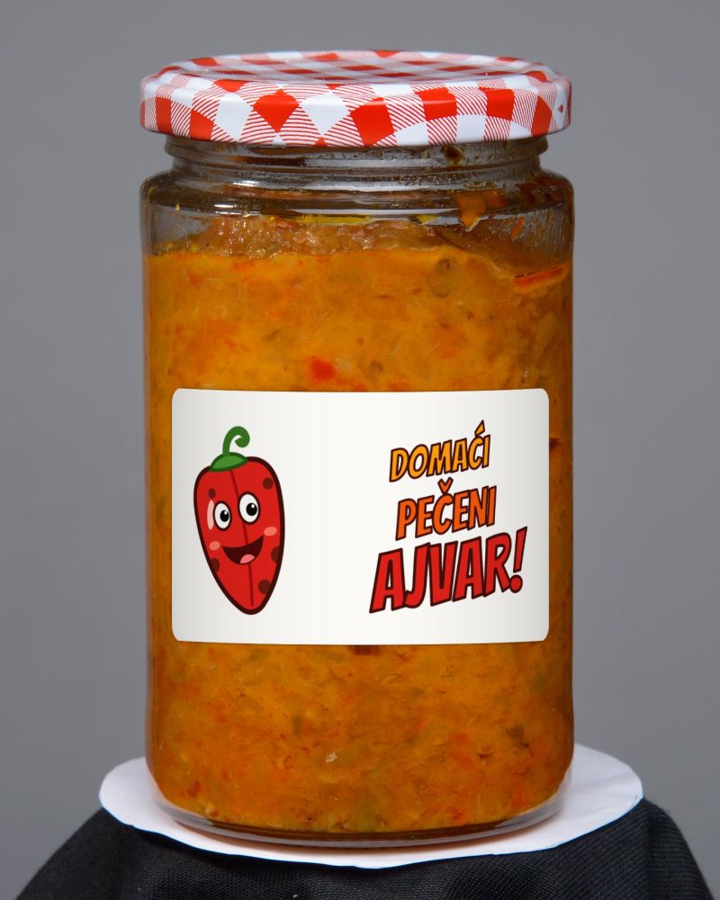 Domaći pečeni ajvar u tegli